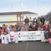 PUMC Kicks Off and Steps Off in Pitman Christmas Parade (11/29/14)