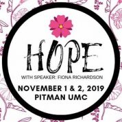 Women’s Conference to Bring Hope (11/1/19 & 11/2/19)