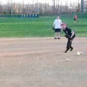 Softball Team in Action (4/12/14)