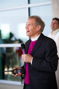 Bishop Schol Directs new Plane