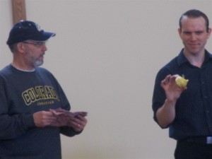 Pastor Jim assists