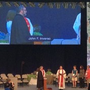 John Inverso being Commissioned